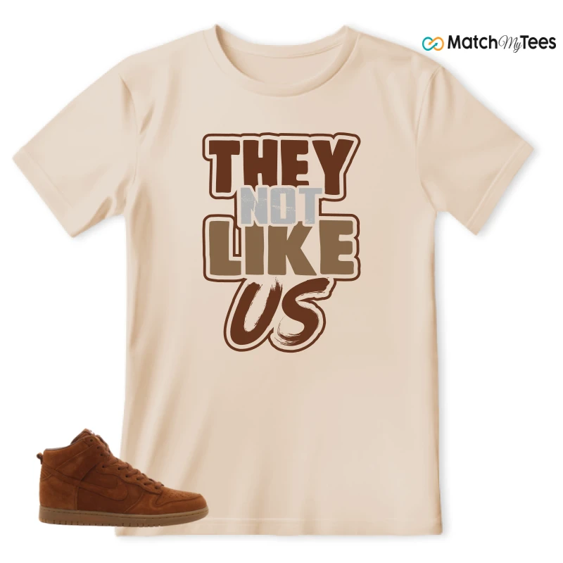 NIKE X APC DUNK HIGH RUSTIC BROWN NRG 08 SNEAKER Matching Tees t-shirt
