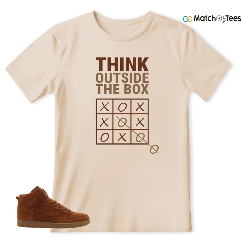 NIKE X APC DUNK HIGH RUSTIC BROWN NRG 08 SNEAKER Matching Tees t-shirt