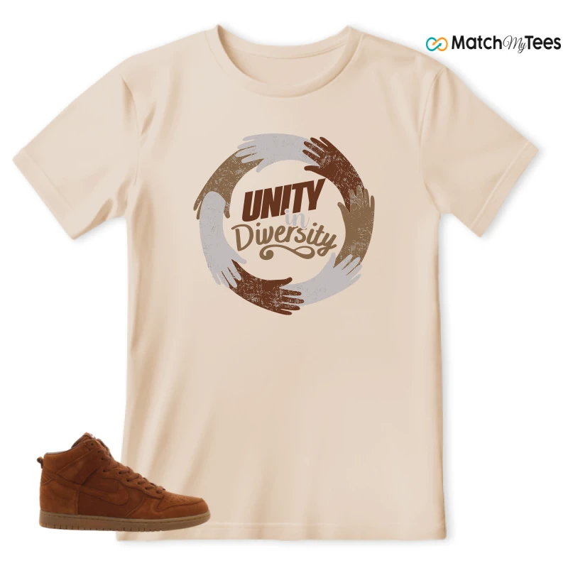 NIKE X APC DUNK HIGH RUSTIC BROWN NRG 08 SNEAKER Matching Tees t-shirt