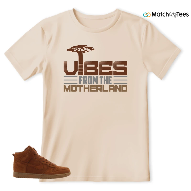 NIKE X APC DUNK HIGH RUSTIC BROWN NRG 08 SNEAKER Matching Tees t-shirt