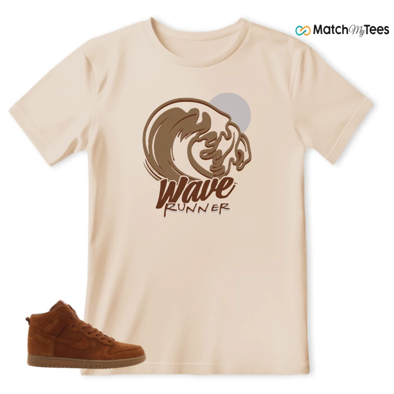 NIKE X APC DUNK HIGH RUSTIC BROWN NRG 08 SNEAKER Matching Tees t-shirt