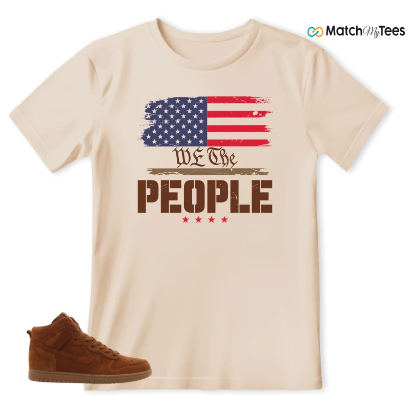 NIKE X APC DUNK HIGH RUSTIC BROWN NRG 08 SNEAKER Matching Tees t-shirt