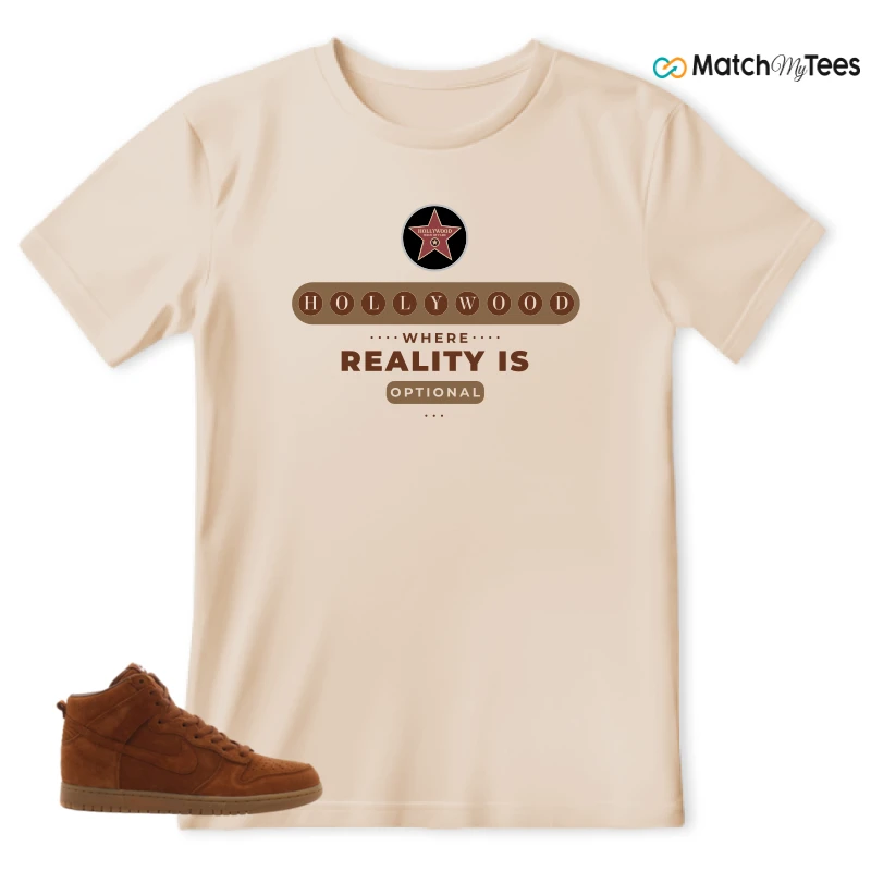 NIKE X APC DUNK HIGH RUSTIC BROWN NRG 08 SNEAKER Matching Tees t-shirt