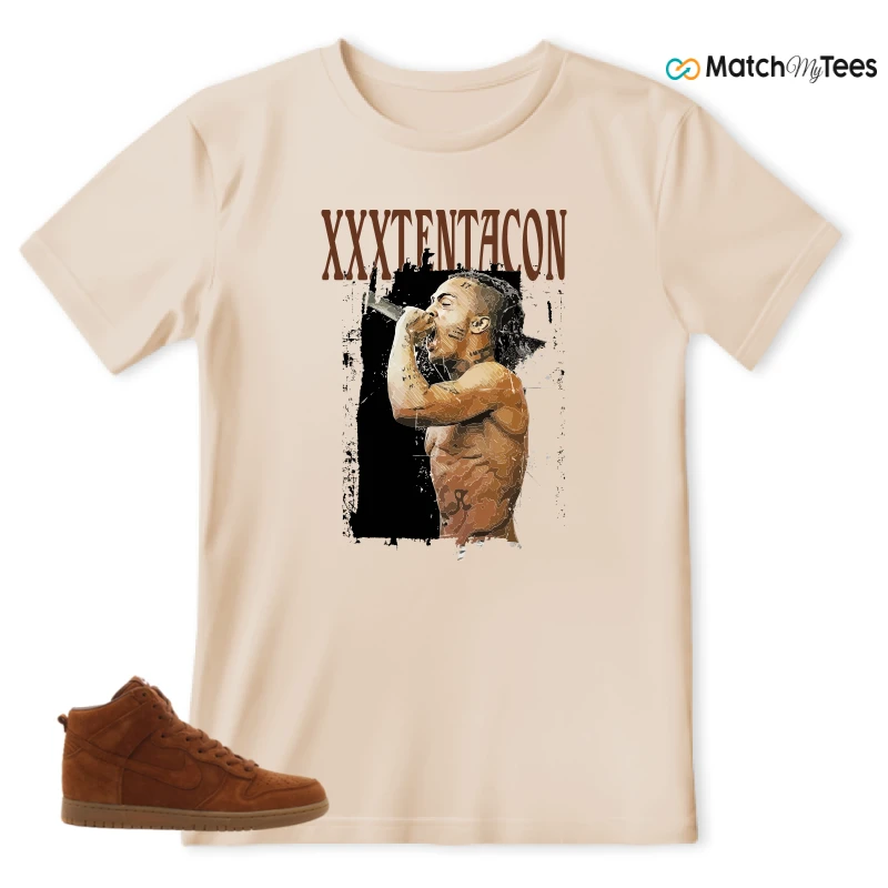 NIKE X APC DUNK HIGH RUSTIC BROWN NRG 08 SNEAKER Matching Tees t-shirt