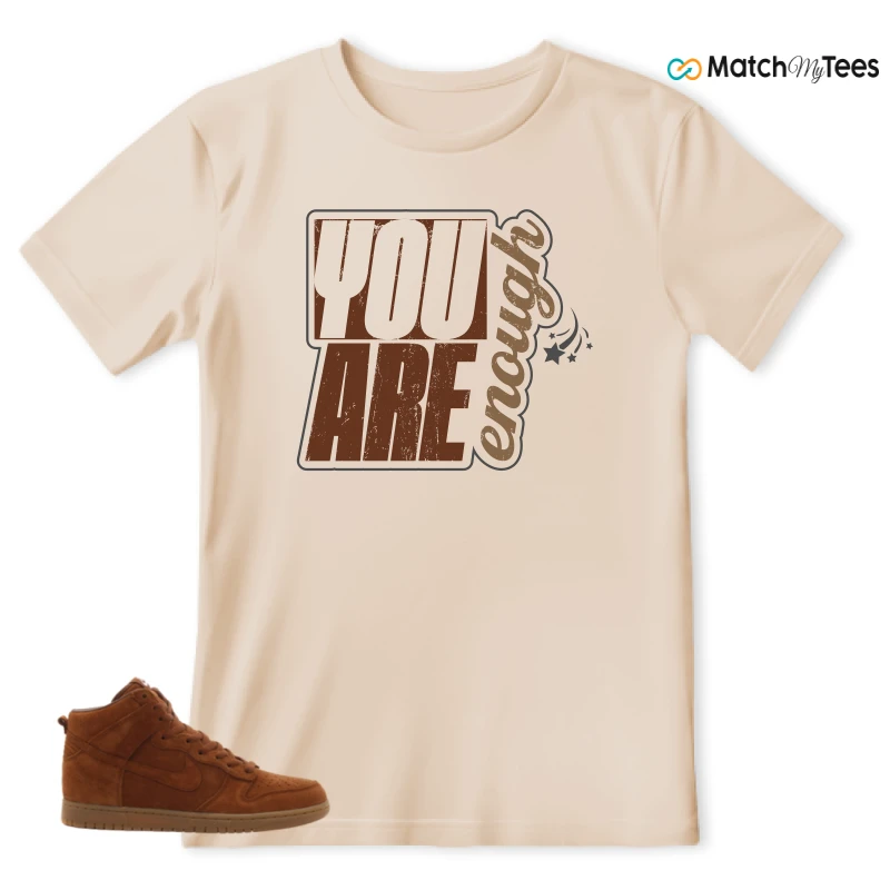 NIKE X APC DUNK HIGH RUSTIC BROWN NRG 08 SNEAKER Matching Tees t-shirt