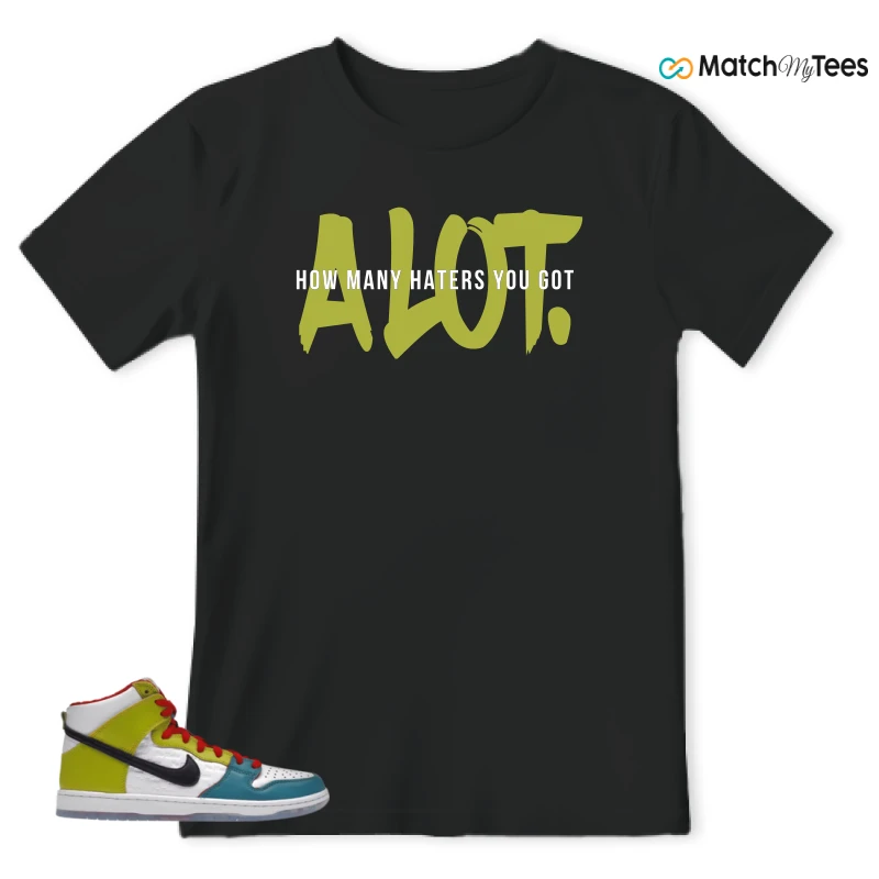 NIKE DUNK HIGH PRO FROSKATE ALL LOVE SNEAKER Matching Tees t-shirt