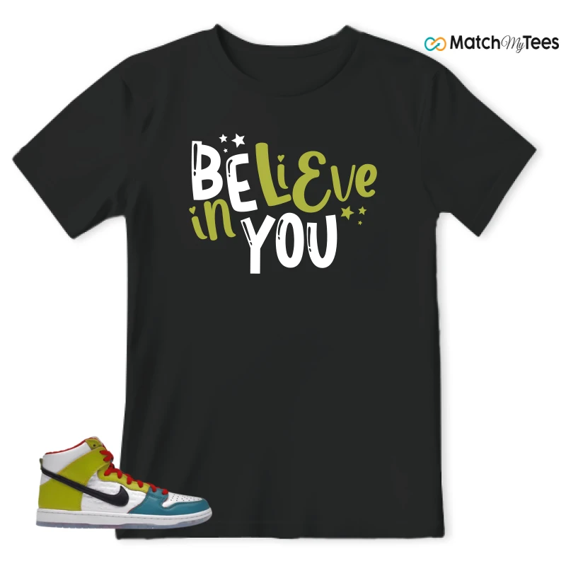 NIKE DUNK HIGH PRO FROSKATE ALL LOVE SNEAKER Matching Tees t-shirt