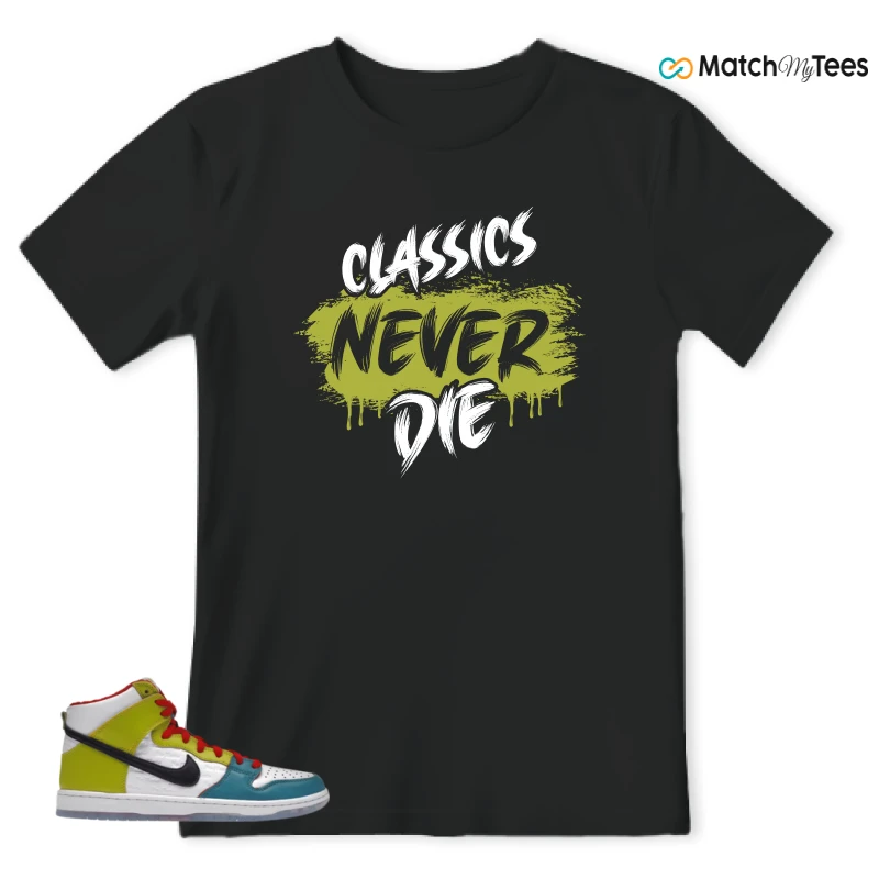 NIKE DUNK HIGH PRO FROSKATE ALL LOVE SNEAKER Matching Tees t-shirt