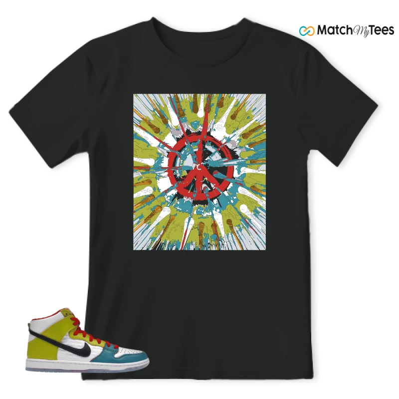 NIKE DUNK HIGH PRO FROSKATE ALL LOVE SNEAKER Matching Tees t-shirt