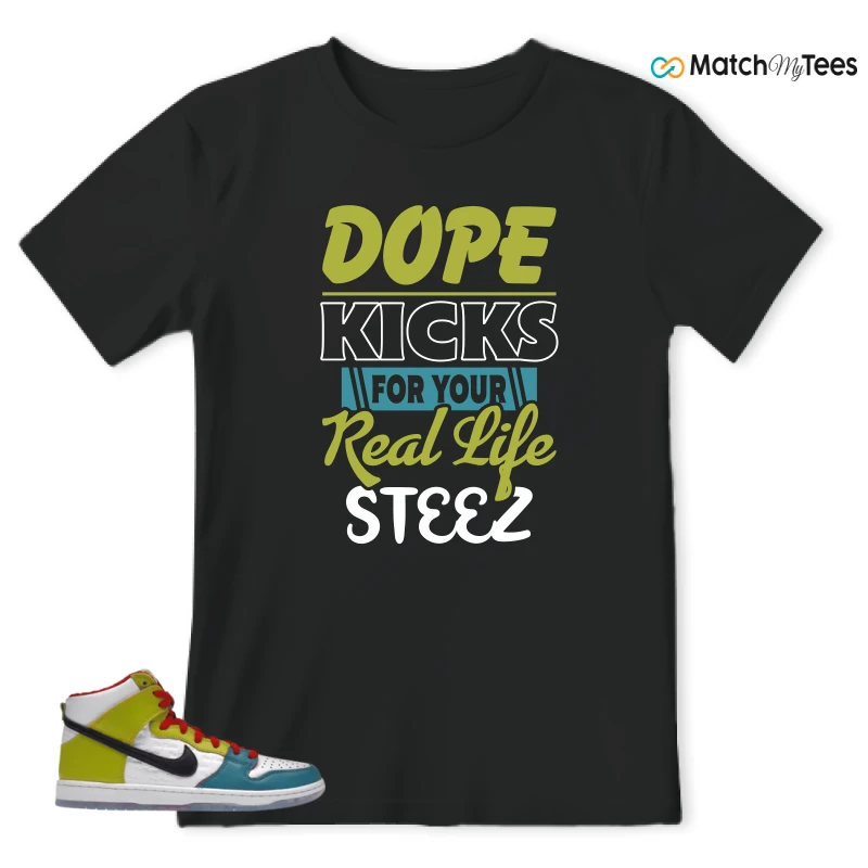 NIKE DUNK HIGH PRO FROSKATE ALL LOVE SNEAKER Matching Tees t-shirt