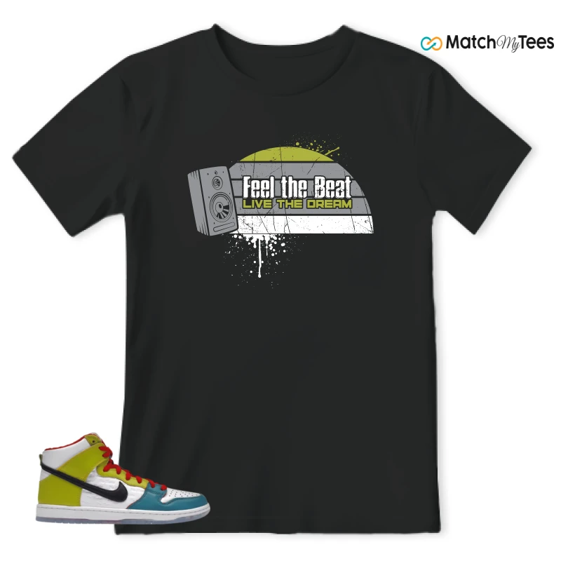 NIKE DUNK HIGH PRO FROSKATE ALL LOVE SNEAKER Matching Tees t-shirt