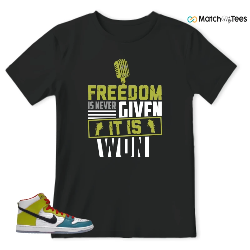 NIKE DUNK HIGH PRO FROSKATE ALL LOVE SNEAKER Matching Tees t-shirt
