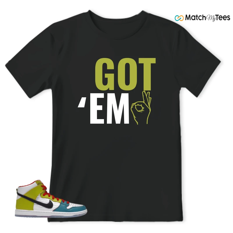 NIKE DUNK HIGH PRO FROSKATE ALL LOVE SNEAKER Matching Tees t-shirt