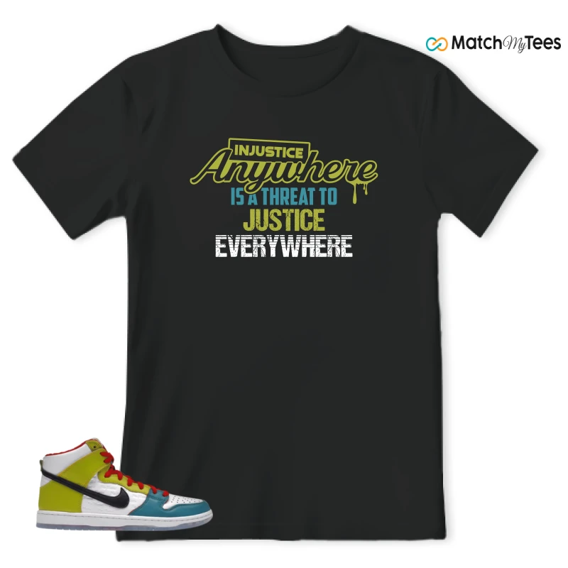 NIKE DUNK HIGH PRO FROSKATE ALL LOVE SNEAKER Matching Tees t-shirt