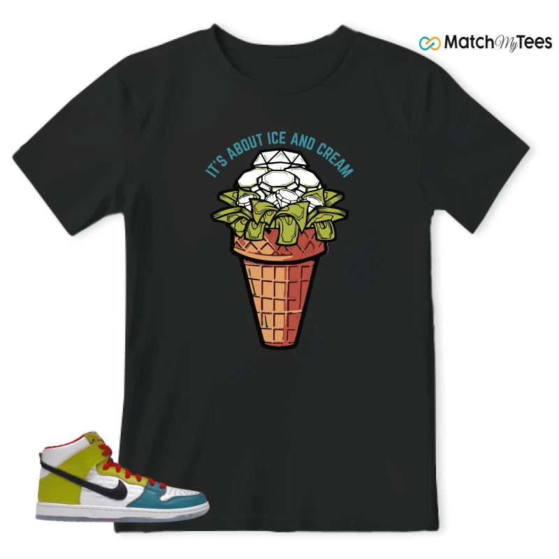 NIKE DUNK HIGH PRO FROSKATE ALL LOVE SNEAKER Matching Tees t-shirt
