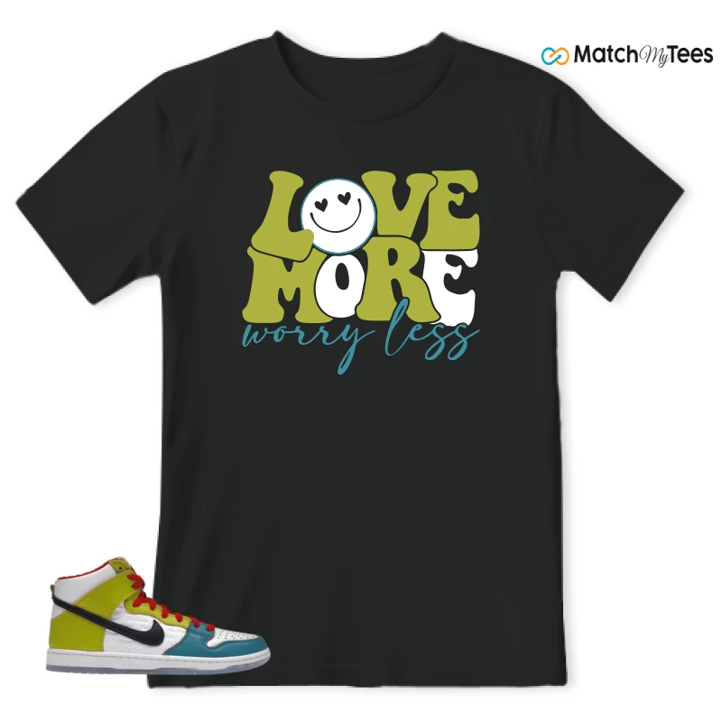 NIKE DUNK HIGH PRO FROSKATE ALL LOVE SNEAKER Matching Tees t-shirt