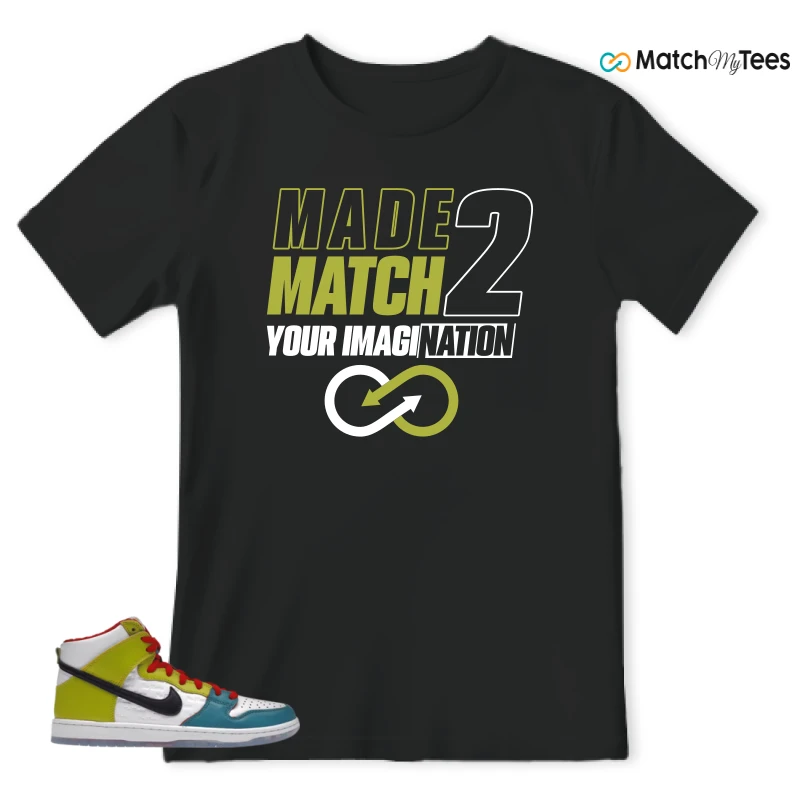 NIKE DUNK HIGH PRO FROSKATE ALL LOVE SNEAKER Matching Tees t-shirt