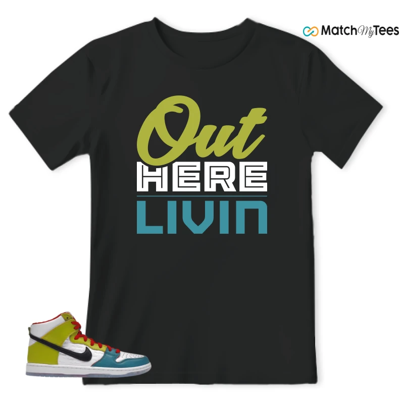 NIKE DUNK HIGH PRO FROSKATE ALL LOVE SNEAKER Matching Tees t-shirt