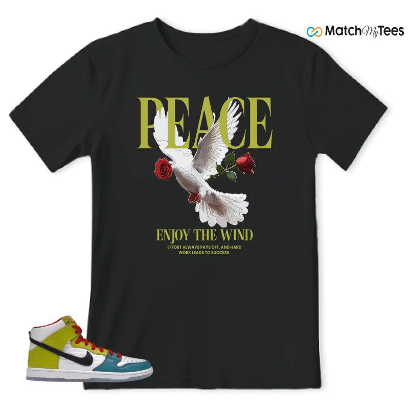 NIKE DUNK HIGH PRO FROSKATE ALL LOVE SNEAKER Matching Tees t-shirt