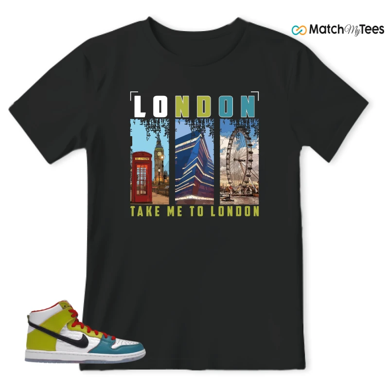 NIKE DUNK HIGH PRO FROSKATE ALL LOVE SNEAKER Matching Tees t-shirt