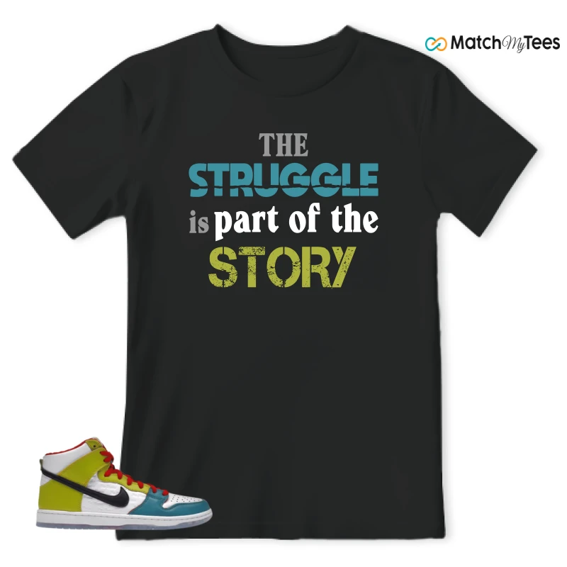 NIKE DUNK HIGH PRO FROSKATE ALL LOVE SNEAKER Matching Tees t-shirt