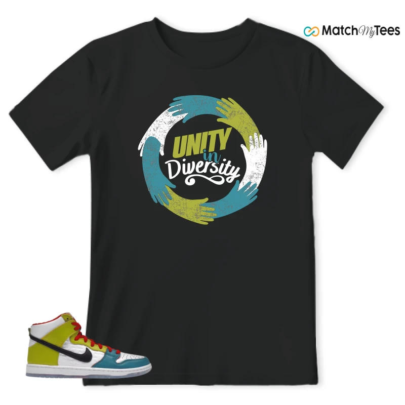 NIKE DUNK HIGH PRO FROSKATE ALL LOVE SNEAKER Matching Tees t-shirt