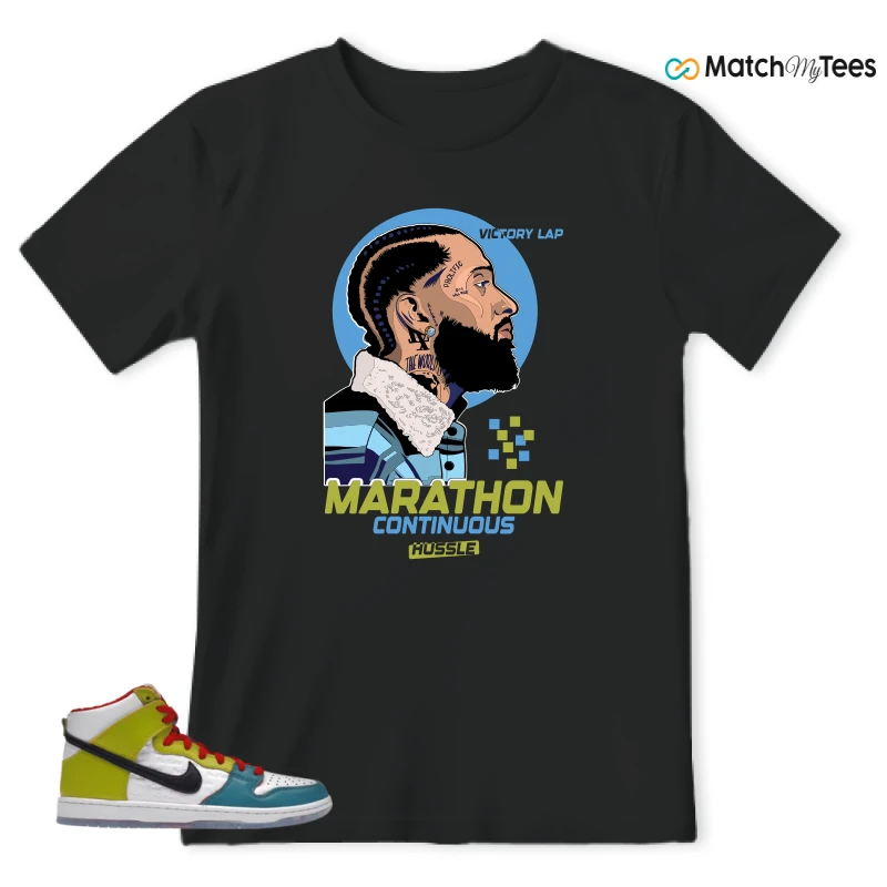 NIKE DUNK HIGH PRO FROSKATE ALL LOVE SNEAKER Matching Tees t-shirt