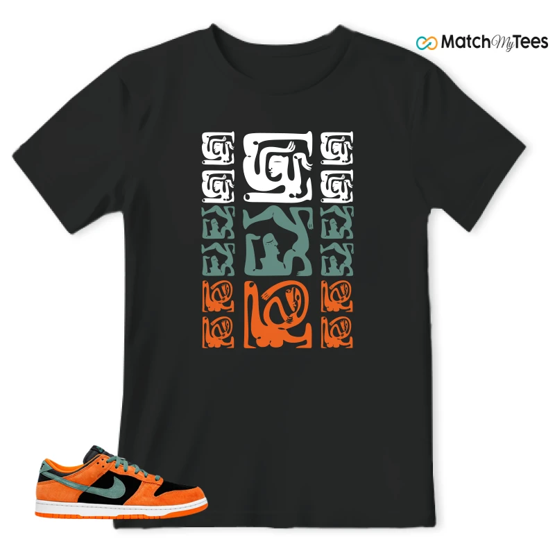 NIKE DUNK LOW CERAMIC (2020) SNEAKER Matching Tees t-shirt