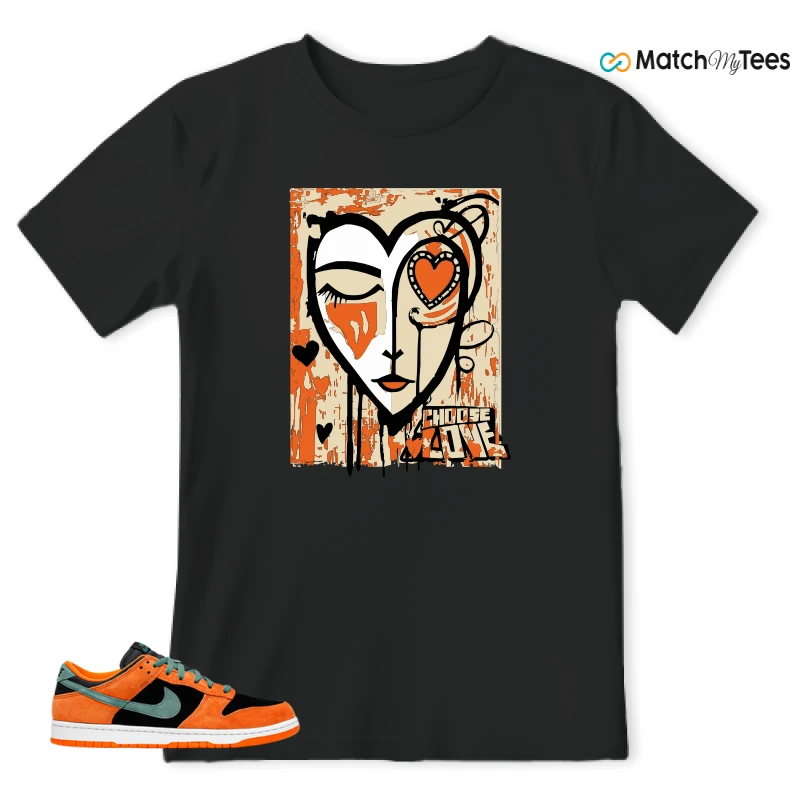 Choose Love Main Black matching T-shirt T-shirt