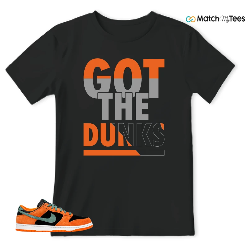 NIKE DUNK LOW CERAMIC (2020) SNEAKER Matching Tees t-shirt