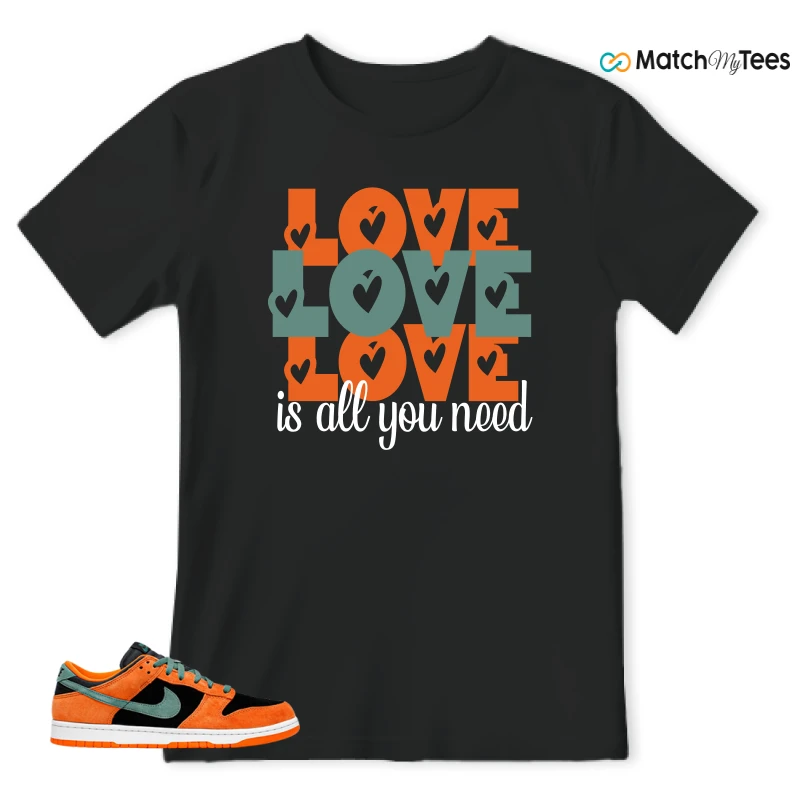 Love Black matching T-shirt T-shirt
