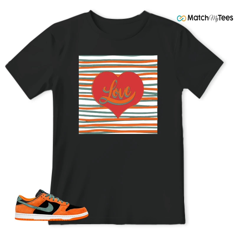 Love Black matching T-shirt T-shirt