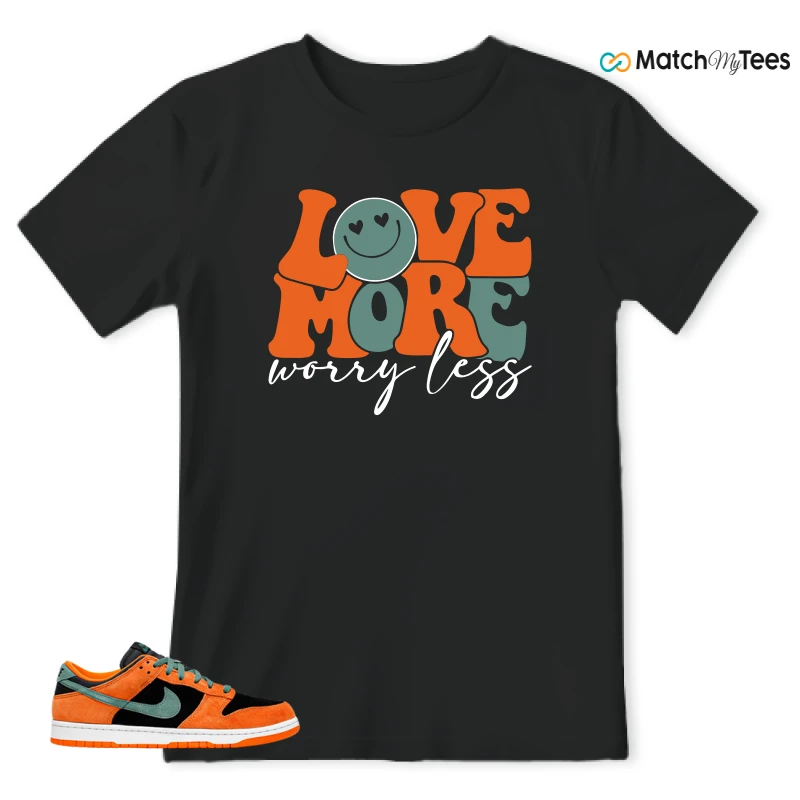 Love More Black matching T-shirt T-shirt