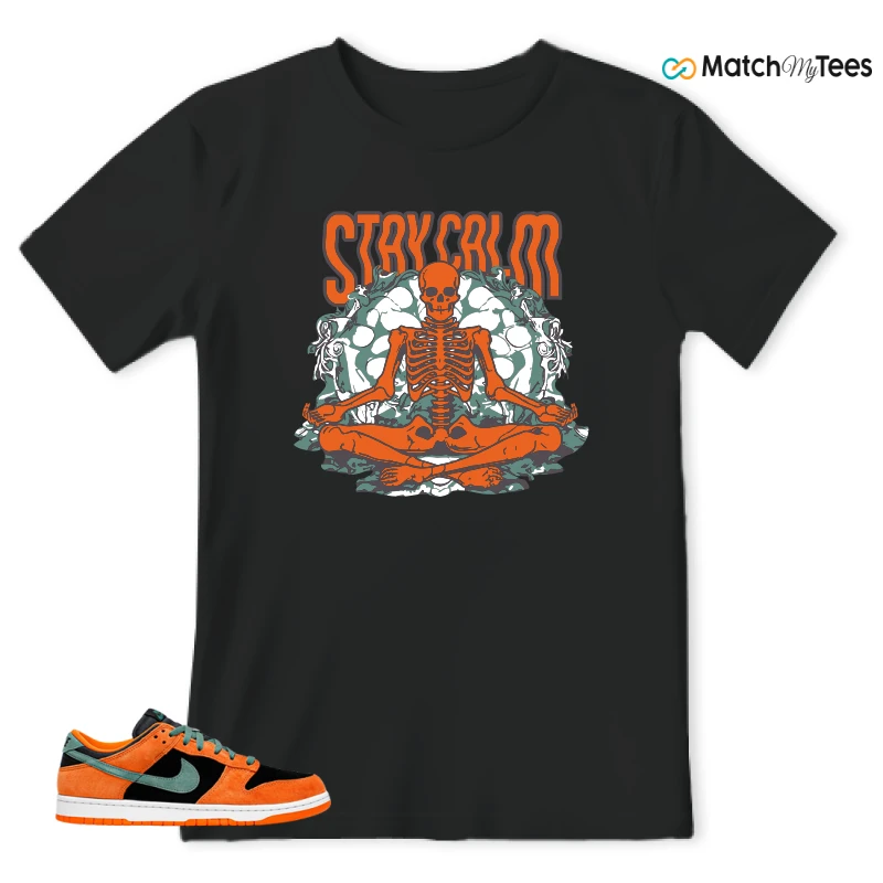 Stay Calm2 Black matching T-shirt T-shirt