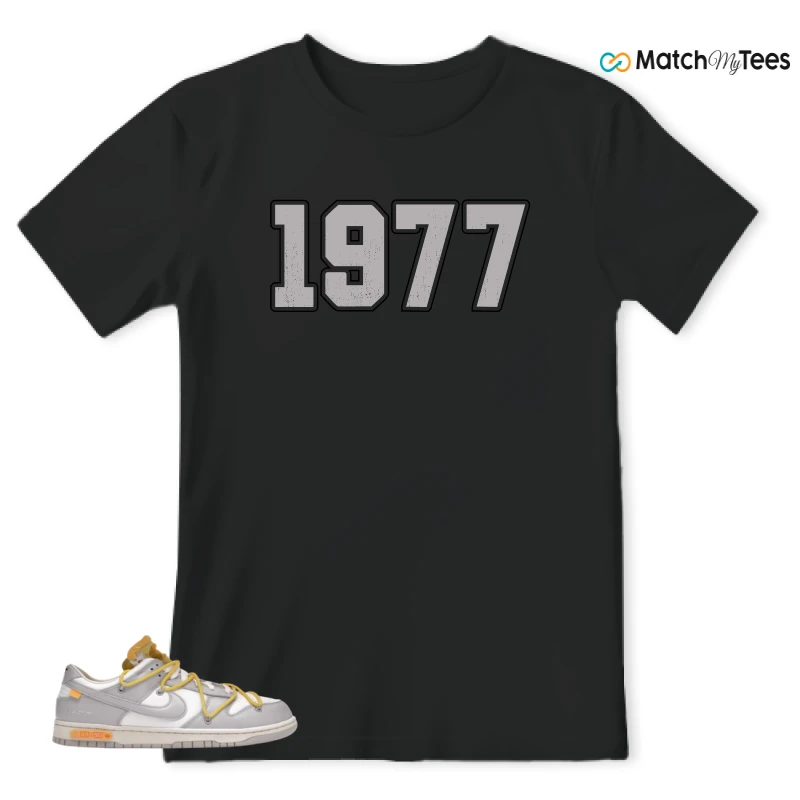 NIKE DUNK LOW OFF-WHITE LOT 29 SNEAKER Matching Tees t-shirt