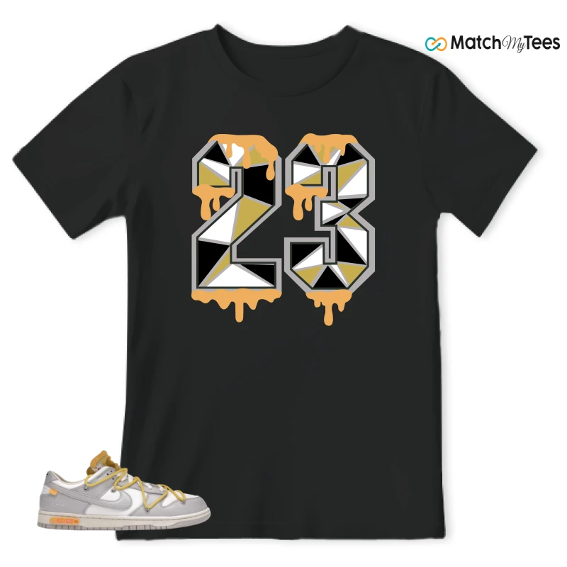 NIKE DUNK LOW OFF-WHITE LOT 29 SNEAKER Matching Tees t-shirt