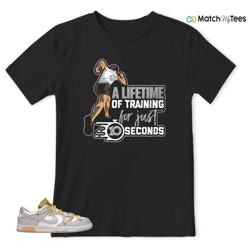 NIKE DUNK LOW OFF-WHITE LOT 29 SNEAKER Matching Tees t-shirt