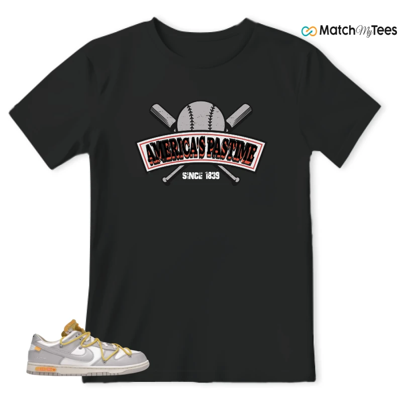 NIKE DUNK LOW OFF-WHITE LOT 29 SNEAKER Matching Tees t-shirt