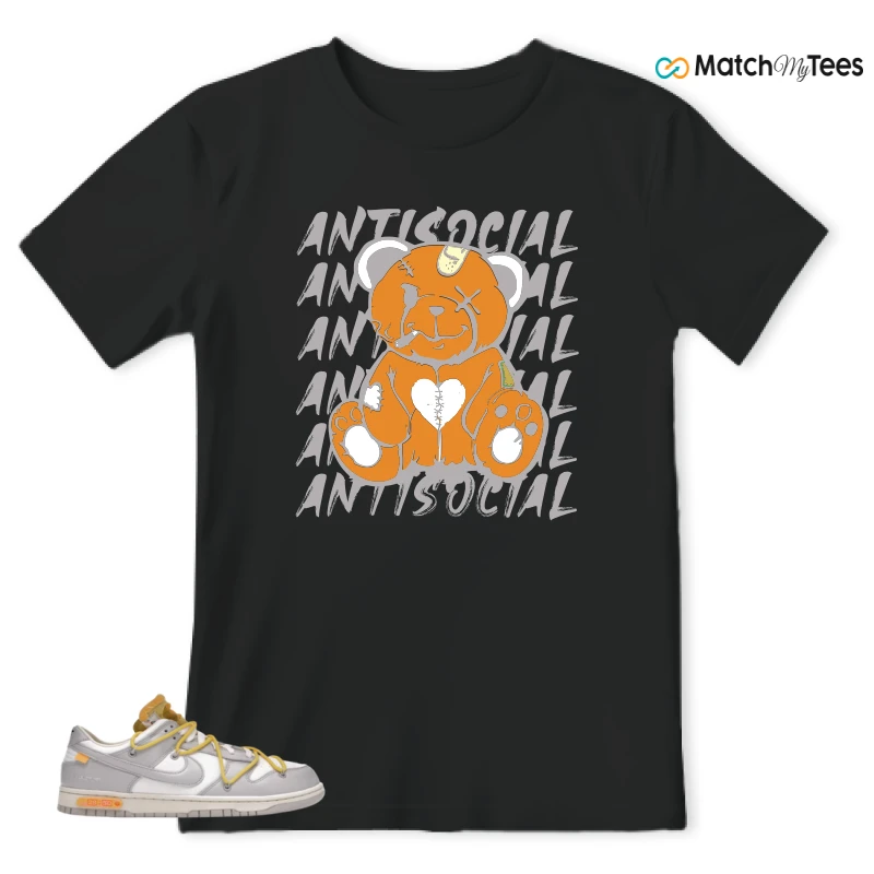 NIKE DUNK LOW OFF-WHITE LOT 29 SNEAKER Matching Tees t-shirt