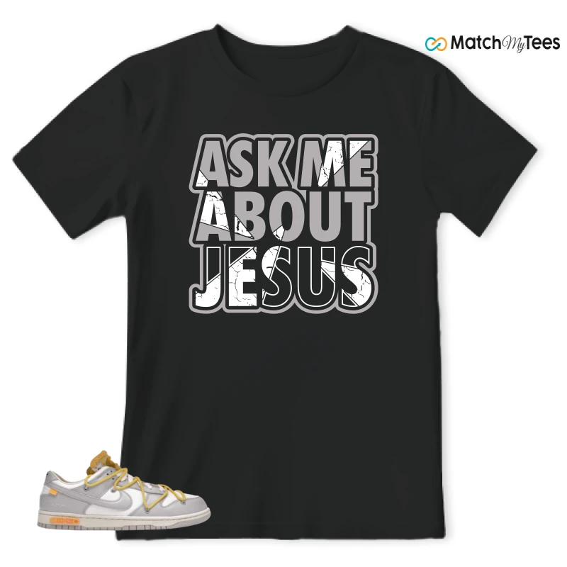 NIKE DUNK LOW OFF-WHITE LOT 29 SNEAKER Matching Tees t-shirt