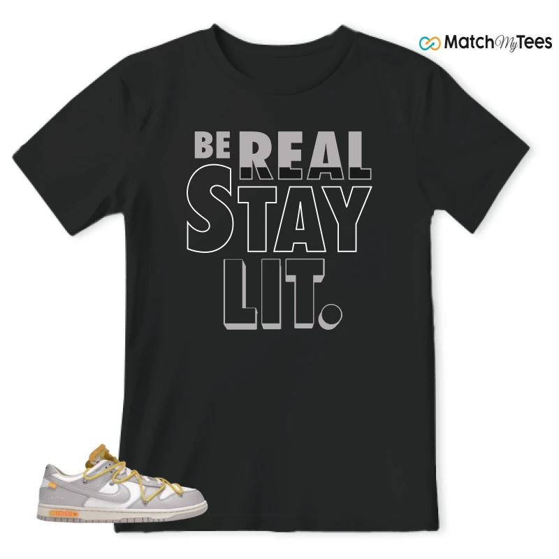 NIKE DUNK LOW OFF-WHITE LOT 29 SNEAKER Matching Tees t-shirt