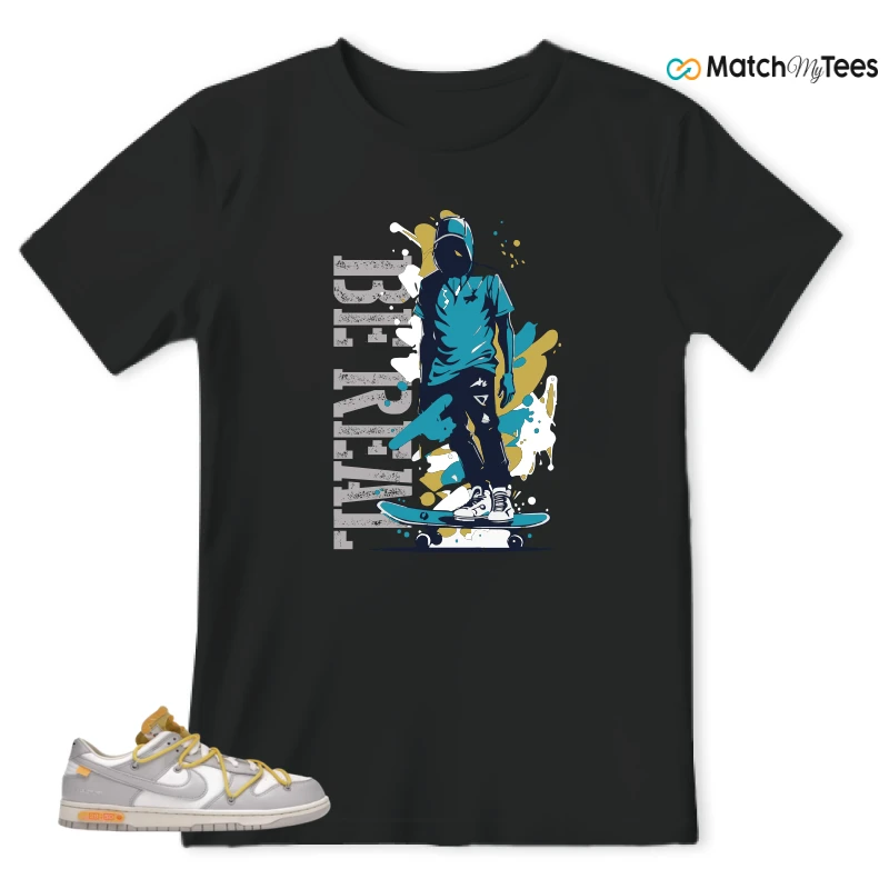 NIKE DUNK LOW OFF-WHITE LOT 29 SNEAKER Matching Tees t-shirt