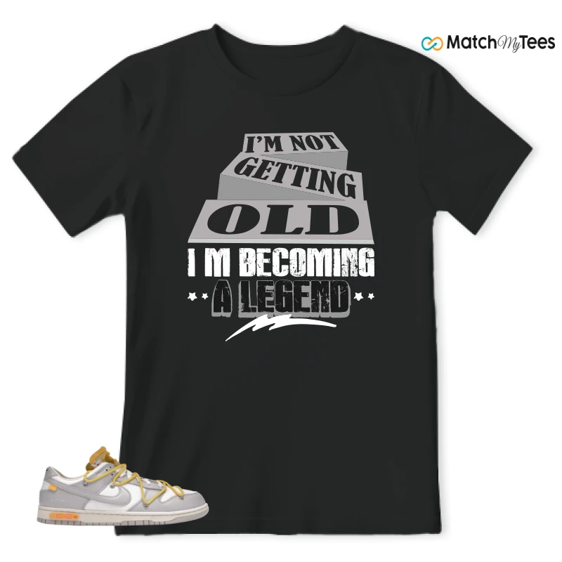 NIKE DUNK LOW OFF-WHITE LOT 29 SNEAKER Matching Tees t-shirt