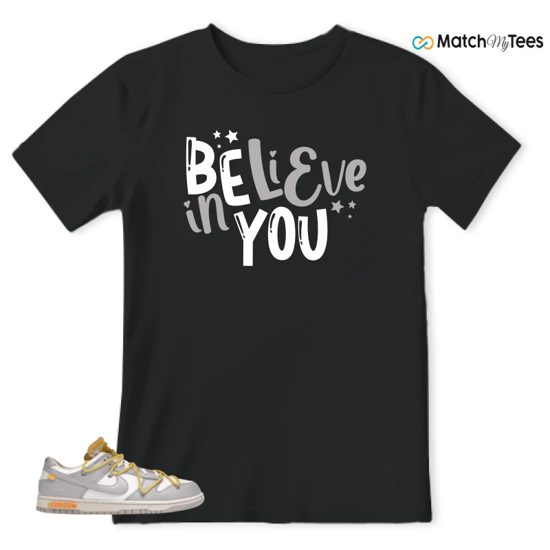 NIKE DUNK LOW OFF-WHITE LOT 29 SNEAKER Matching Tees t-shirt
