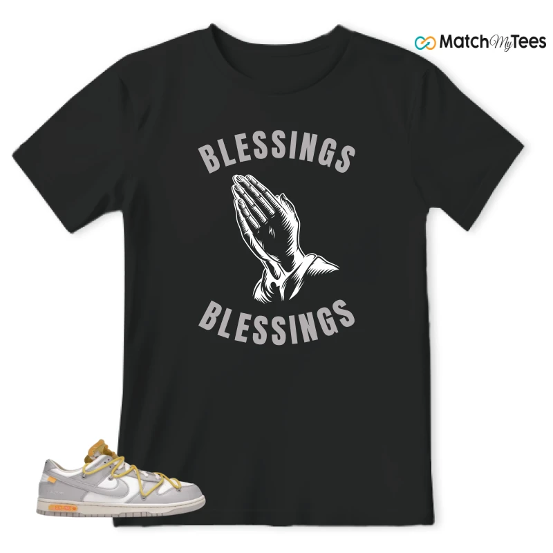 NIKE DUNK LOW OFF-WHITE LOT 29 SNEAKER Matching Tees t-shirt