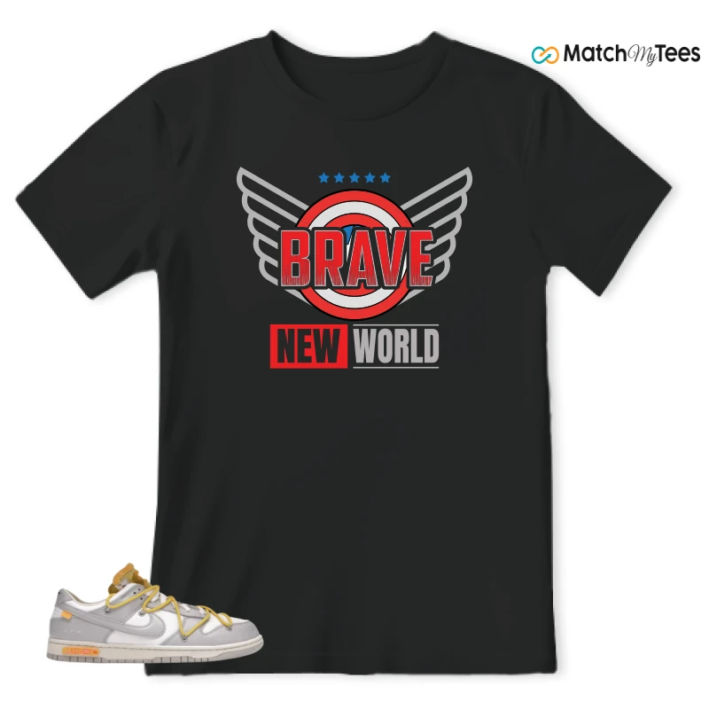 NIKE DUNK LOW OFF-WHITE LOT 29 SNEAKER Matching Tees t-shirt