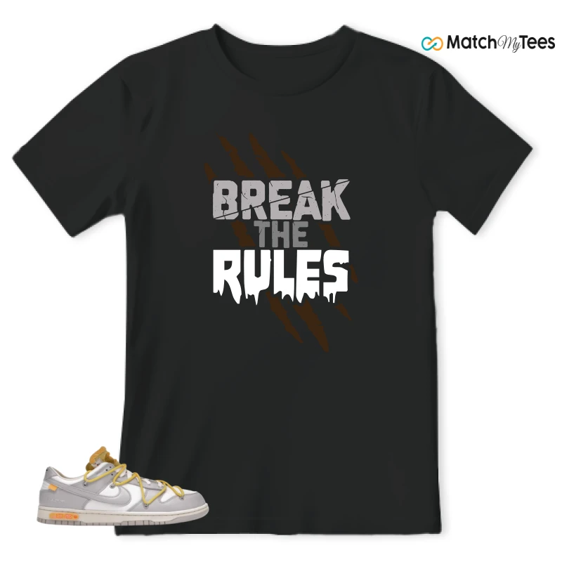 NIKE DUNK LOW OFF-WHITE LOT 29 SNEAKER Matching Tees t-shirt