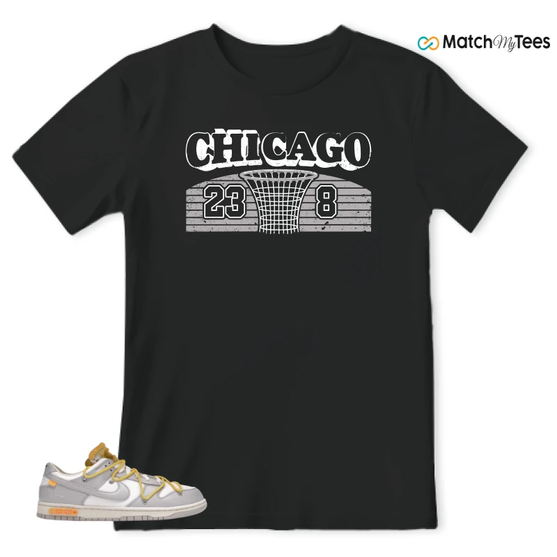 NIKE DUNK LOW OFF-WHITE LOT 29 SNEAKER Matching Tees t-shirt