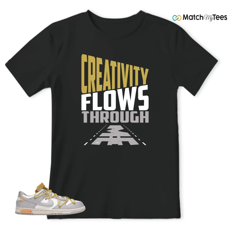 NIKE DUNK LOW OFF-WHITE LOT 29 SNEAKER Matching Tees t-shirt