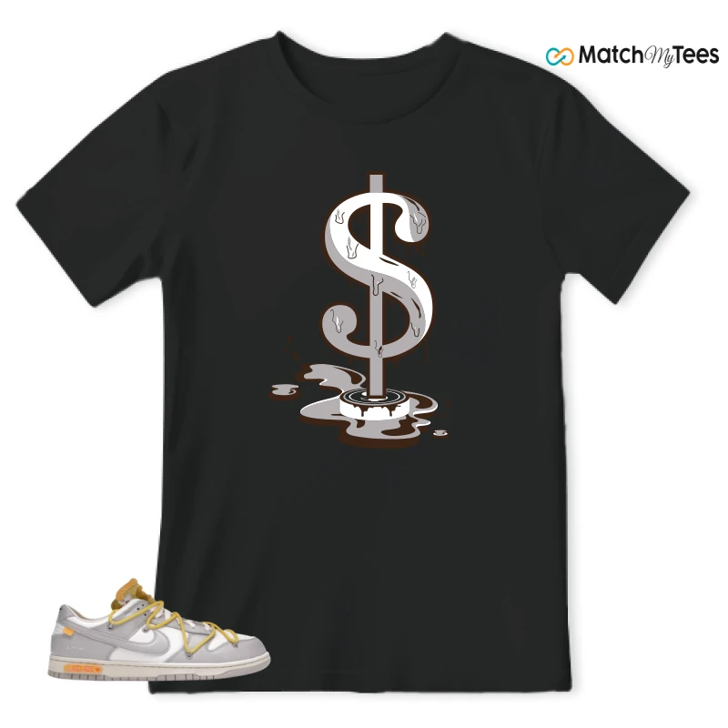 NIKE DUNK LOW OFF-WHITE LOT 29 SNEAKER Matching Tees t-shirt